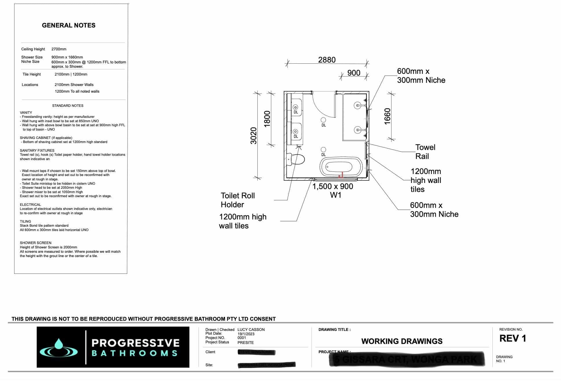 Small bathroom floorplan