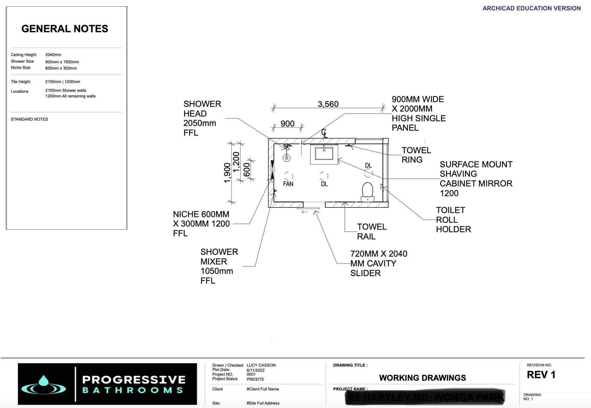 Small bathroom floorplan