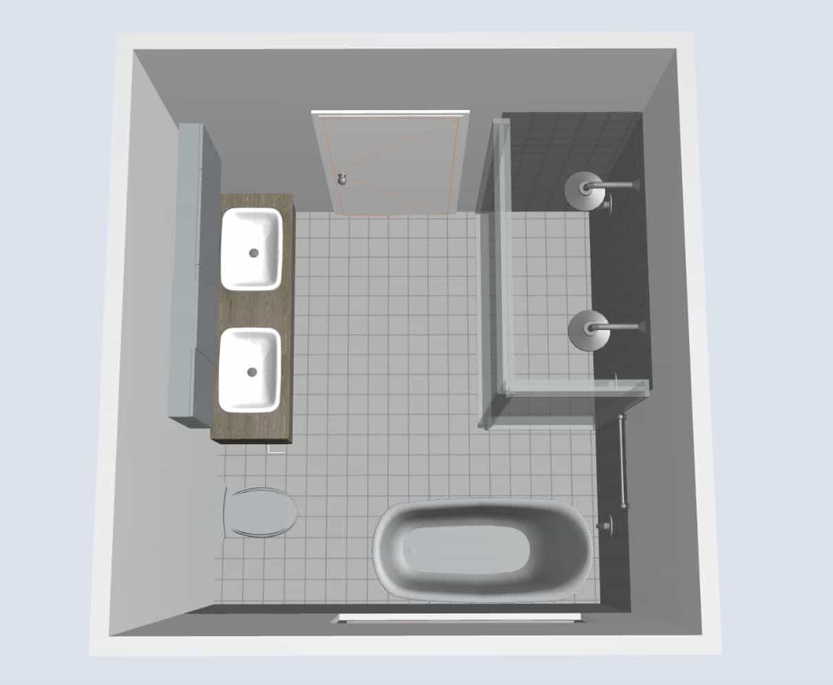 Small bathroom render