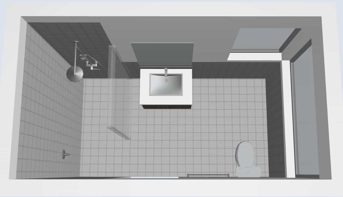 Small bathroom render